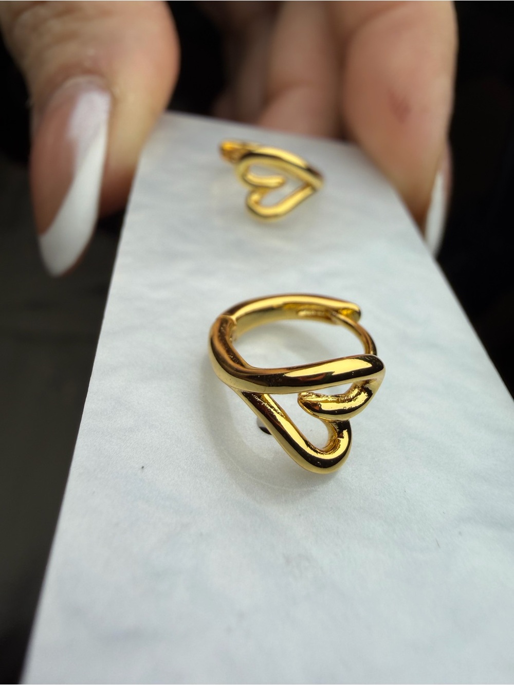 Gold Hoop Knot Huggie Earrings - Women Jewelry 925